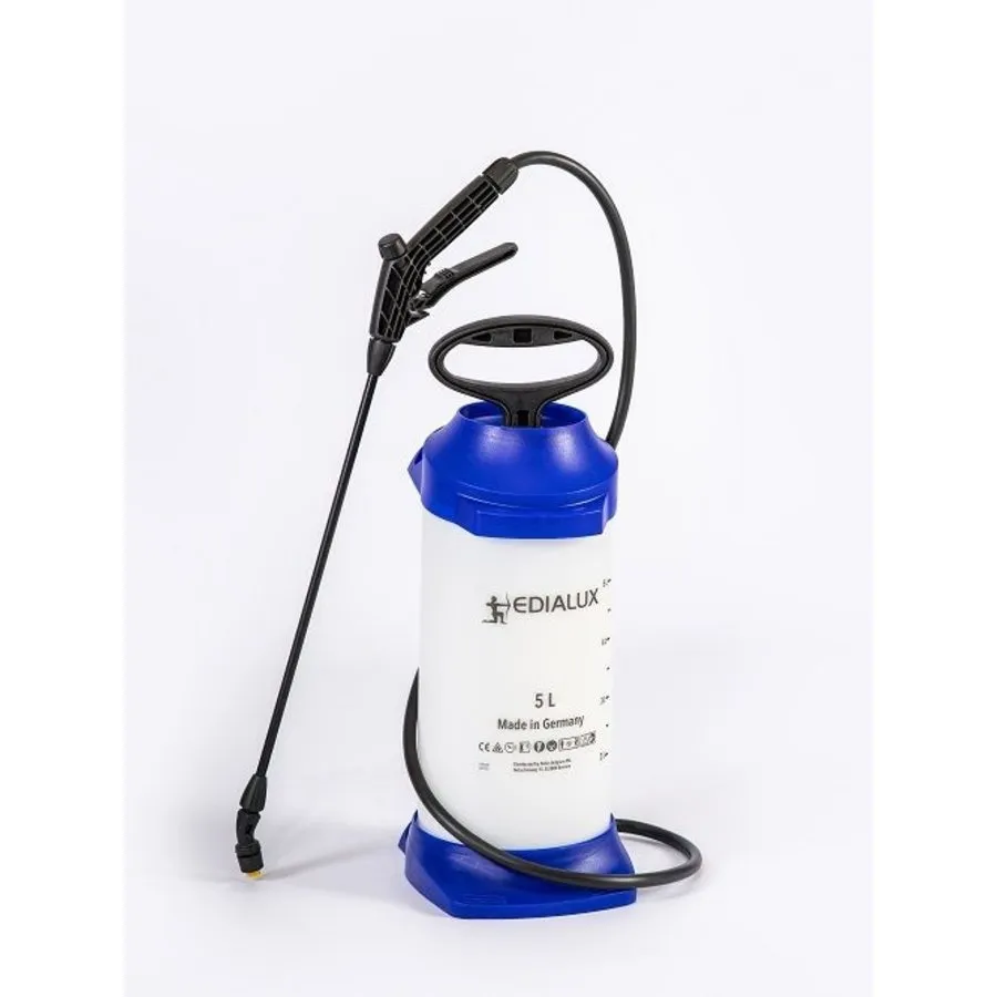 Druksproeier 5 liter voor reiniging, ontsmetting en tuingebruik