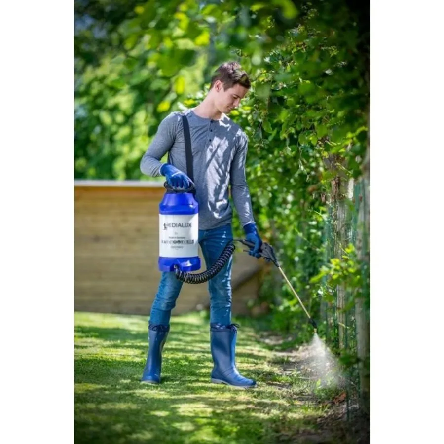 Edialux Saphir 5 professionele drukspuit 5 liter met drukmeter en messing spuitlans