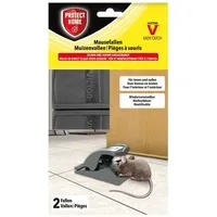 Muizenklem Easy Catch 2 stuks | Herbruikbare veilige muizenval