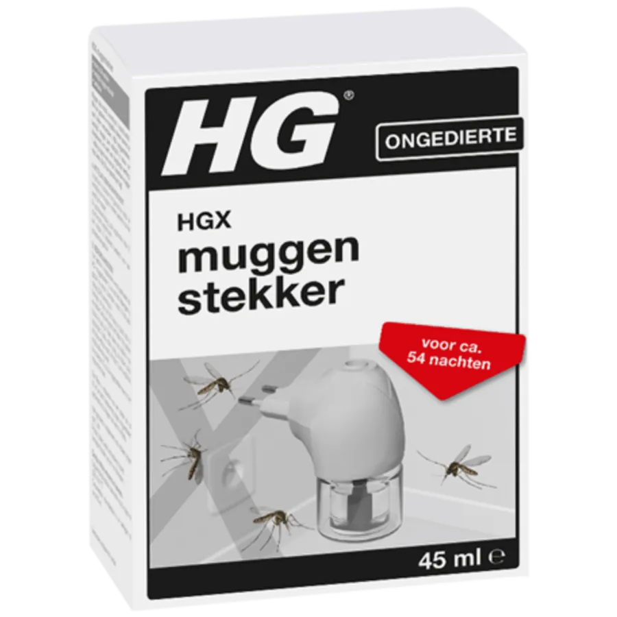 Muggenstekker voor slaapkamer met navulling tegen muggen 230V