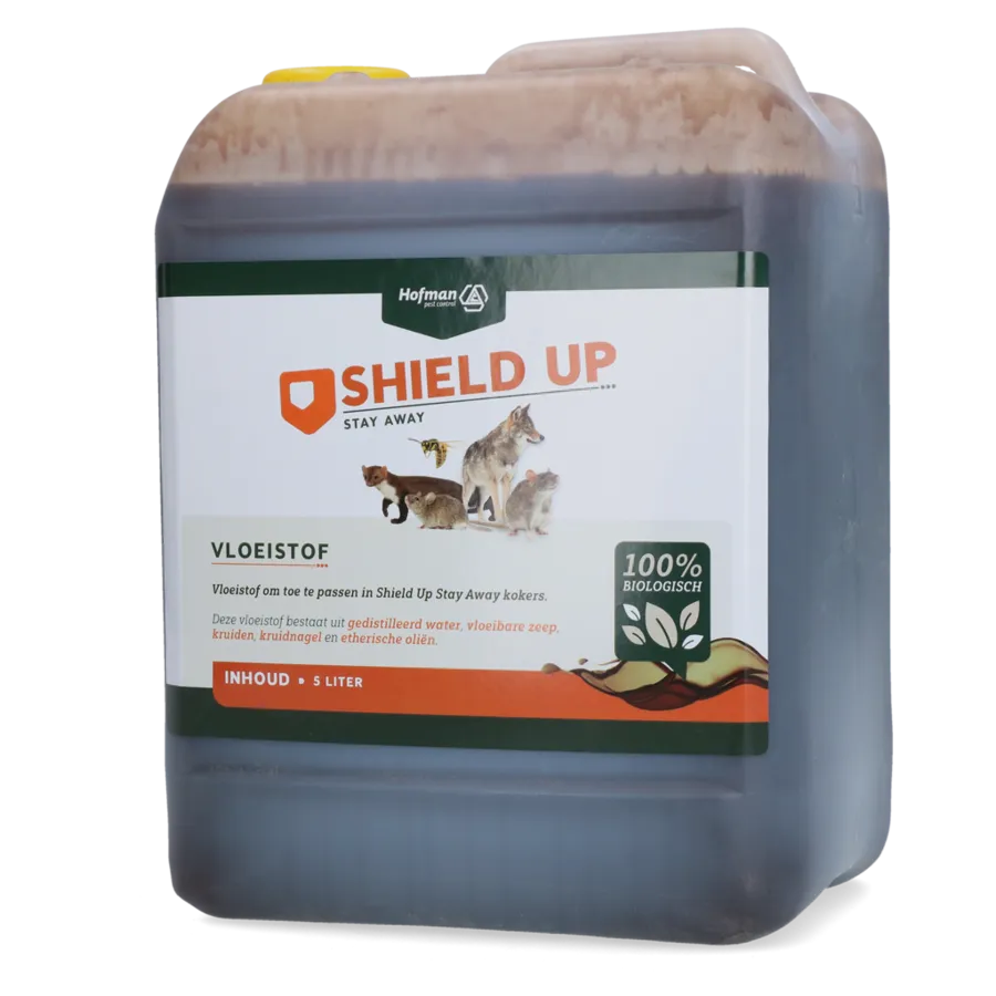 Stay Away vloeistof 5 liter natuurlijk afweermiddel tegen vossen, wolven, konijnen, muizen, ratten, marters, katten en wespen
