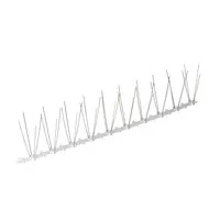 Duivenpinnen 50 cm met RVS pinnen op kunststof strip