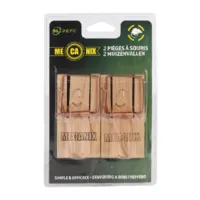 Houten muizenklemmen van PEFC-gecertificeerd hout | 2 stuks