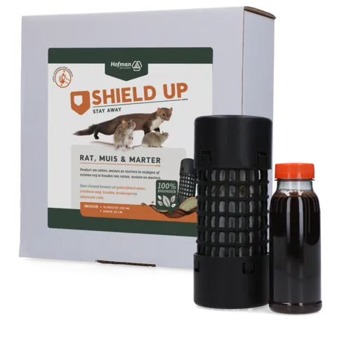 Shield Up Natuurlijke verjager tegen muizen, ratten en marters