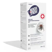 Tekenverwijderingsset met 9 ml vriesspray en tekentang voor mens en dier