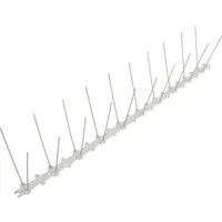 Vogelpinnen 60 mm x 50 cm met 20 pinnen voor het weren van vogels op gevels, randen en oppervlakken
