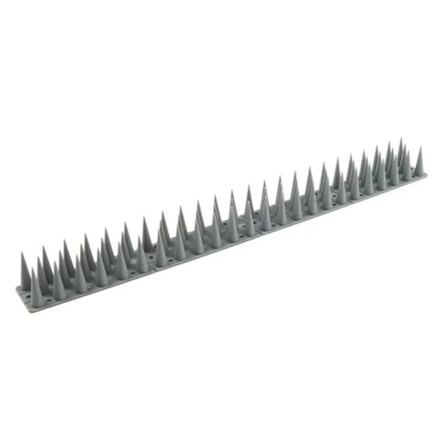 Puntstrip grijs met hoge pin 49 cm | 12 stuks | 5,88 meter vogelwering