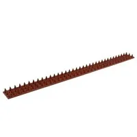 Bruine anti-klimstrip 50 cm | Puntstrip tegen vogels, katten en marters