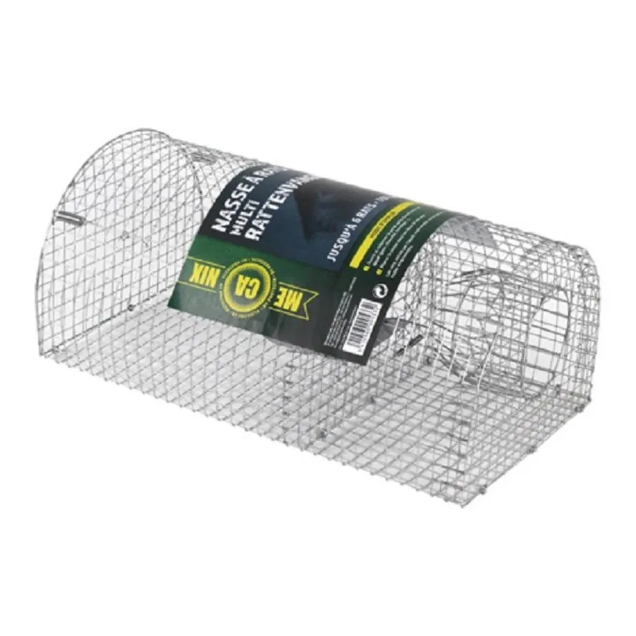 Rattenvangkooi multi 40 x 23 x 18 cm | tot 6 ratten levend vangen