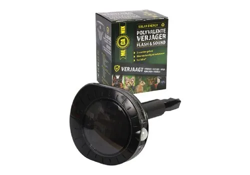 Mecanix Solar dierenverjager 50 m² | bewegingssensor 8 meter