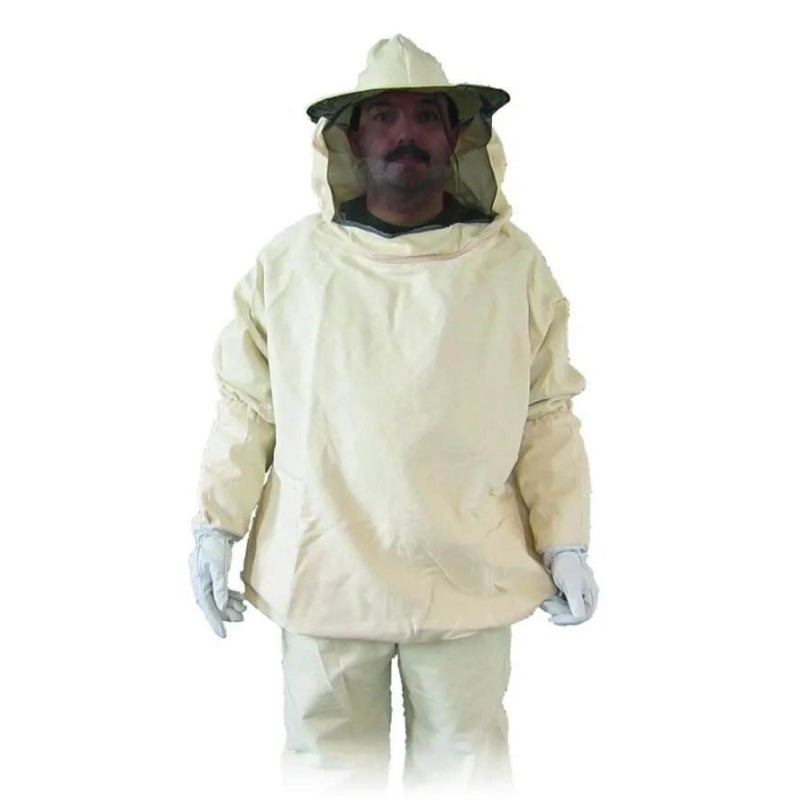 Wespenvest / Imkerjack met sluier en afneembare hoed | maat L of XL