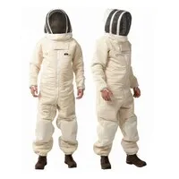 Professioneel wespen- en hoornaarspak met helm, vizier en handschoenen | maat L of XL
