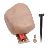 Afsluitbare rattenvoerdoos imitatierots mini met lokaasstaaf