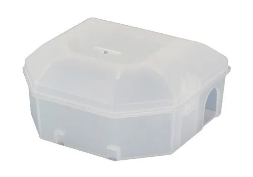 Rotech Muizen lokdoos transparant | 14 x 11,5 x 6,2 cm