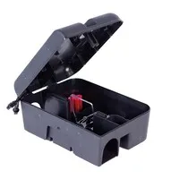 Beveiligde rattenlokdoos 28 x 19 x 12 cm met zijopening voor lokaas en rattenklemmen