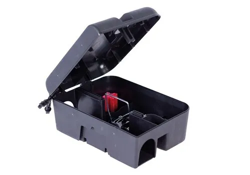 Rotech Beveiligde rattenlokdoos met zijopening 28 x 19 x 12 cm