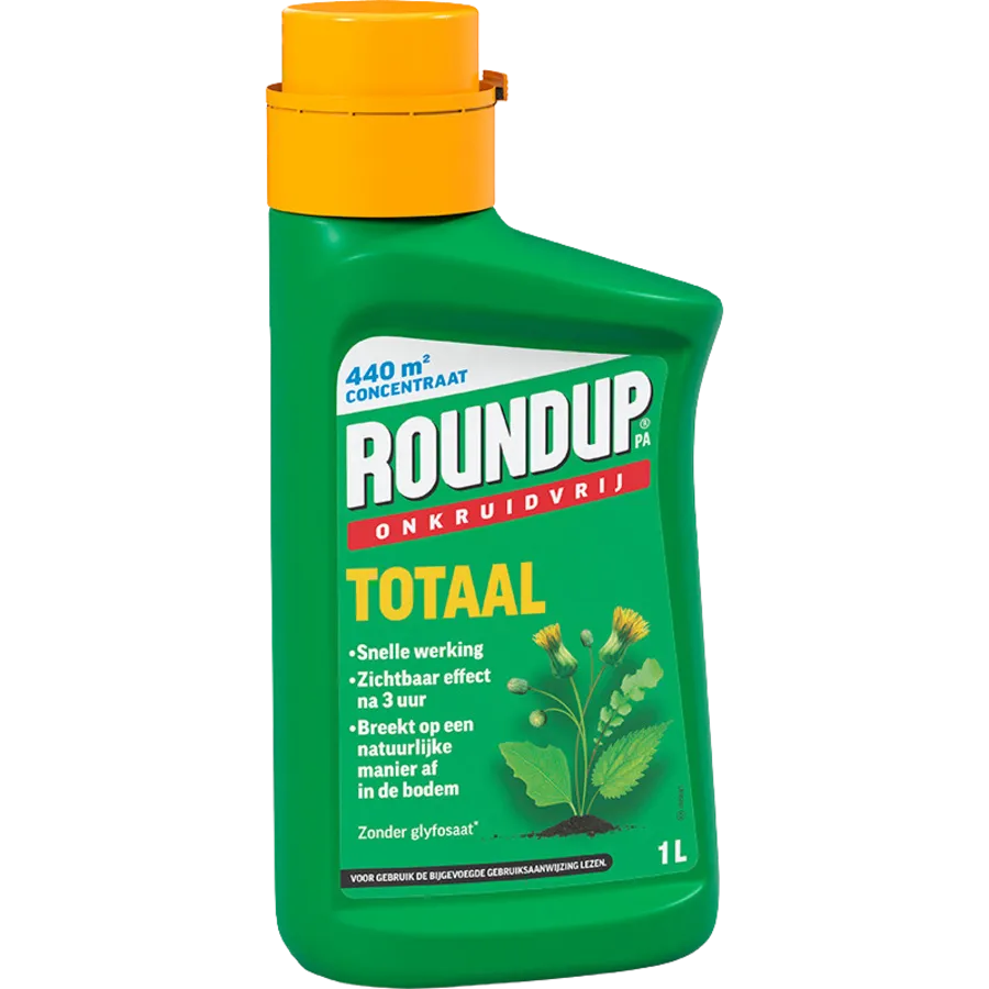 Totaal onkruidvrij concentraat 1L | snel resultaat in 3 uur | 440 m²