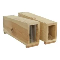 Houten rattenval 50 x 12 x 15 cm | levend vangende vangkooi
