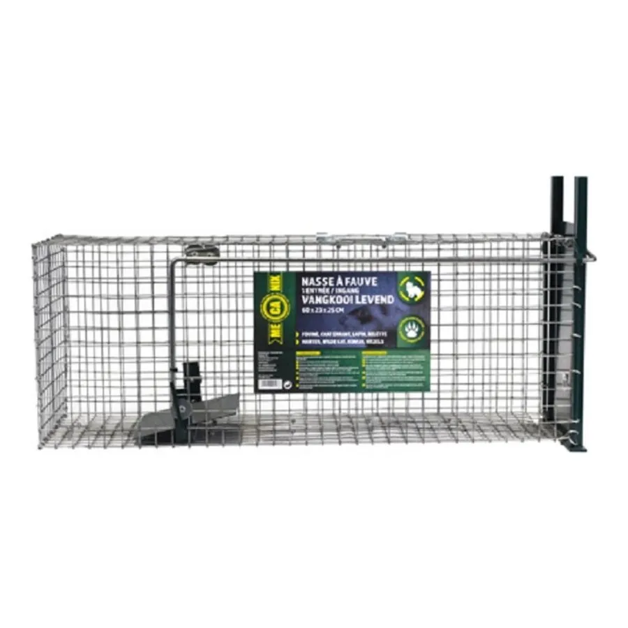 Vangkooi XXL met 1 ingang en valdeur 100 x 60 x 55 cm