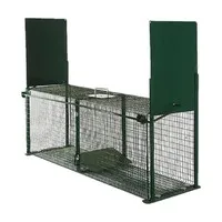 Vangkooi XXL 100 x 23 x 25 cm | Levend vangende doorloopval met 2 deuren
