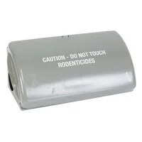 Metalen rattenvoerdoos met slot | voor lokaas en 2 rattenklemmen