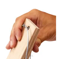 Extra krachtige houten rattenval met dubbele slagveer 15,5 cm