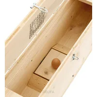 Houten martervangkooi 110 x 14 x 20 cm met 2 ingangen