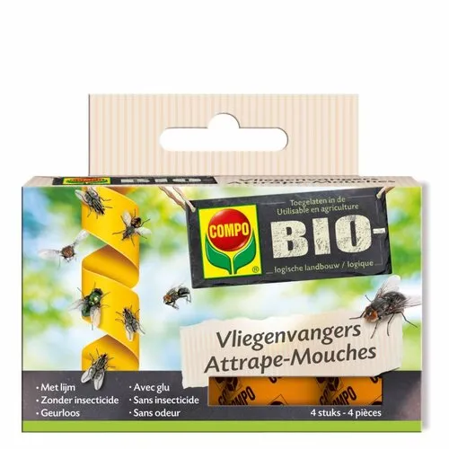COMPO BIO Vliegenvangers 4 stuks