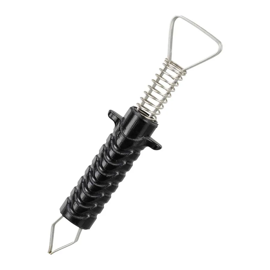 Tekentang metaal 8 cm met veermechanisme voor honden en katten