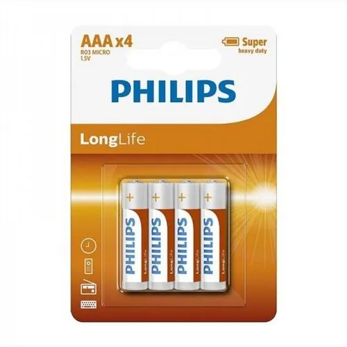 Philips AAA LongLife batterijen