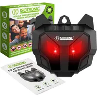 Solar dierenverjager met rood LED-afweerlicht tegen marters, vossen en wild | IP44 | 3-4 meter bereik
