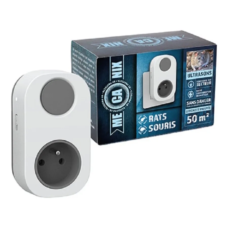 Ultrasone ratten- en muizenverjager 50 m² | 230V stekker
