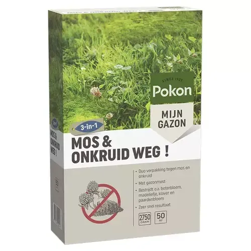 Pokon Mos & Onkruid Weg 3-in-1