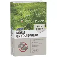 Mos & Onkruid Weg! 3-in-1 gazonbehandeling 1375 gram voor 25 m²