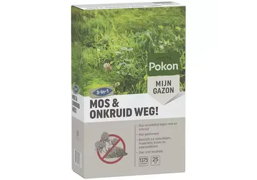 Pokon Mos & Onkruid Weg! 3-in-1