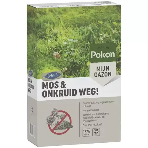 Pokon Mos & Onkruid Weg! 3-in-1