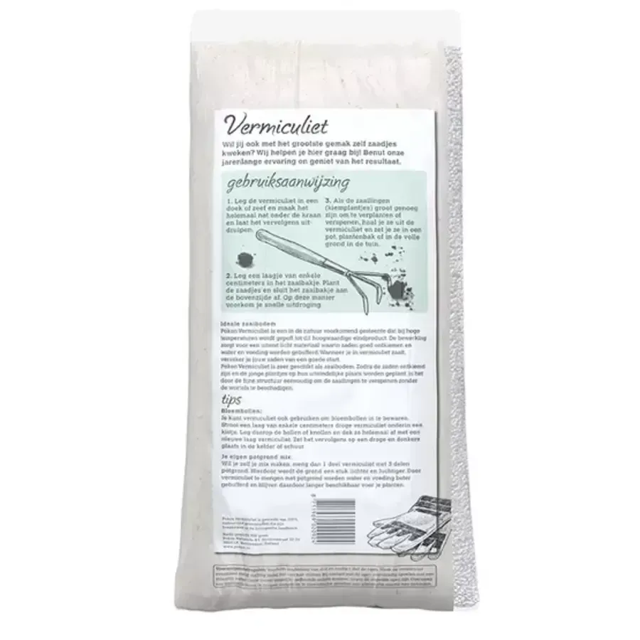 Bio Vermiculiet 6 liter | zaaibodem en potgrondverbeteraar