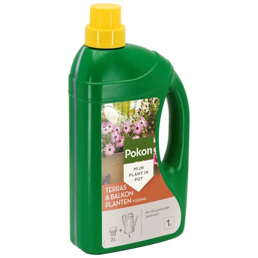 Terras & Balkon Planten Voeding 1L | Voor uitbundige bloei en diepgroen blad