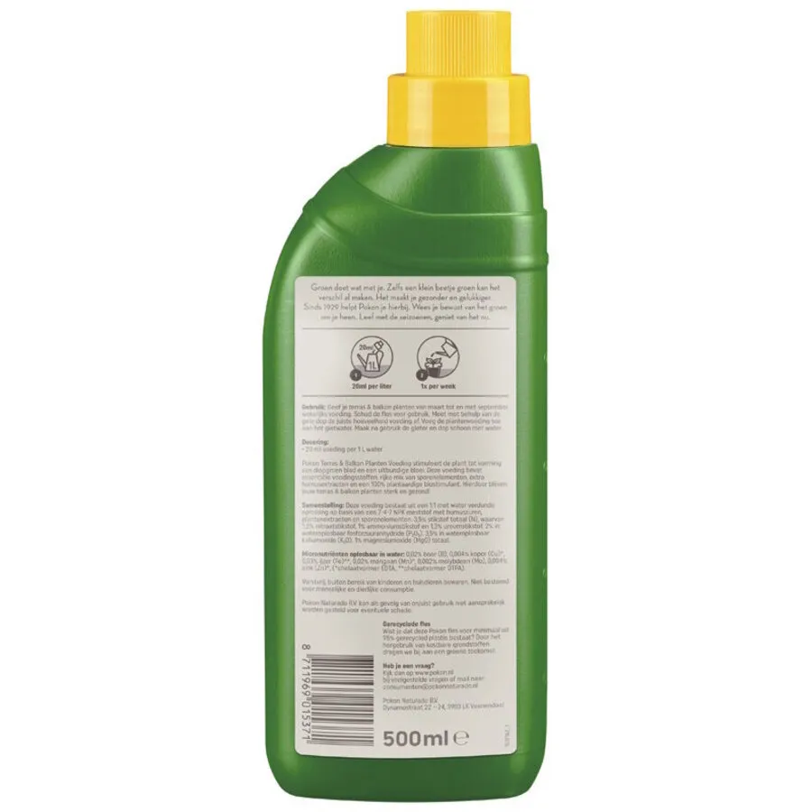 Terras & Balkon Planten Voeding 500 ml voor zomerbloeiers in pot