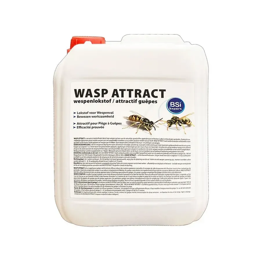 Wespen- en hoornaarlokstof concentraat | 1 en 2,5 liter | voor wespenvallen