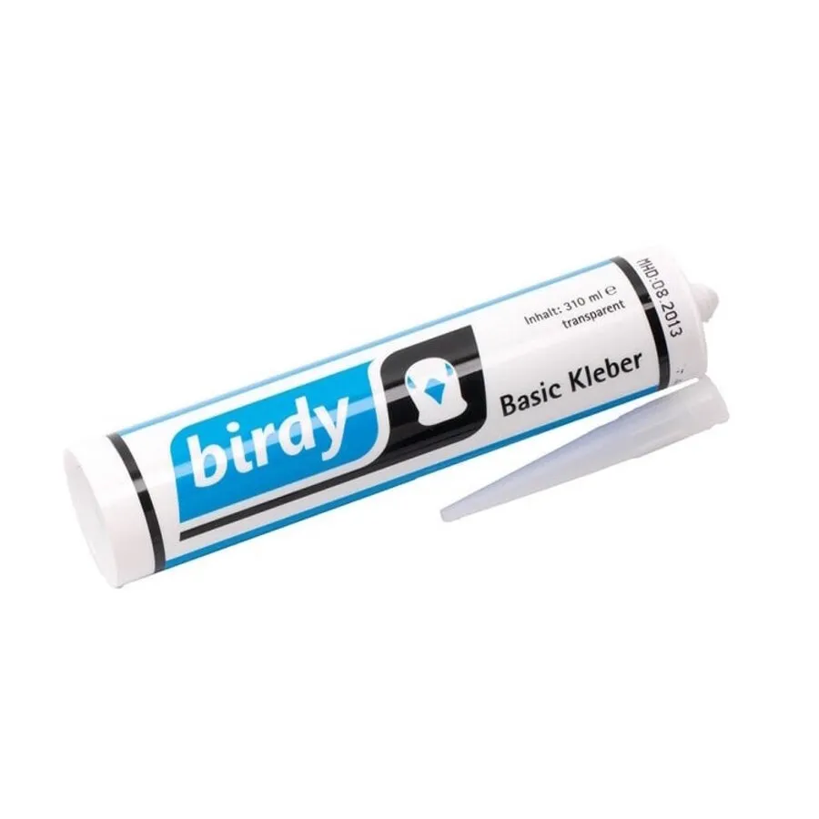 Siliconenlijm transparant 310 ml voor duivenpinnen