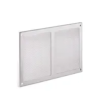 Weringsrooster RVS 25x17 cm | knaagdieren weren bij ventilatieopeningen