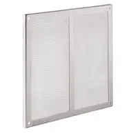 Weringsrooster RVS 25x25 cm | knaagdieren weren bij ventilatieopeningen