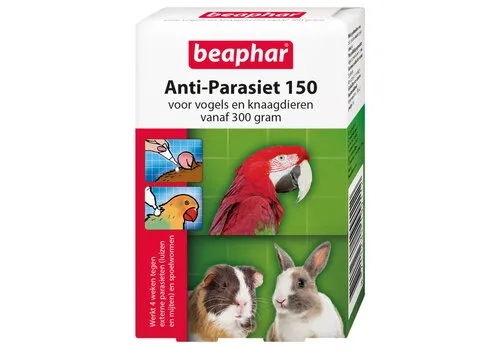 Beaphar Anti-parasiet pipetten voor vogels en knaagdieren 150
