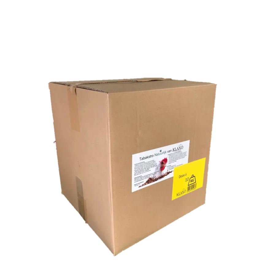 Voordeeldoos tabakstro met natuurlijke toevoegingen tegen bloedluis | 10 kg (±55 liter)
