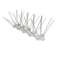 RVS meeuwenpinnen 33,3 cm | richelbescherming tot 27,5 cm | UV-bestendige polycarbonaat basis