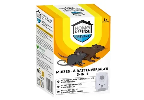 Home Defense Muizen- en rattenverjager 3-in-1