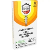 Zilvervisjesval 3 stuks | gifvrije kleefvallen voor 30 m² | 90 dagen werking