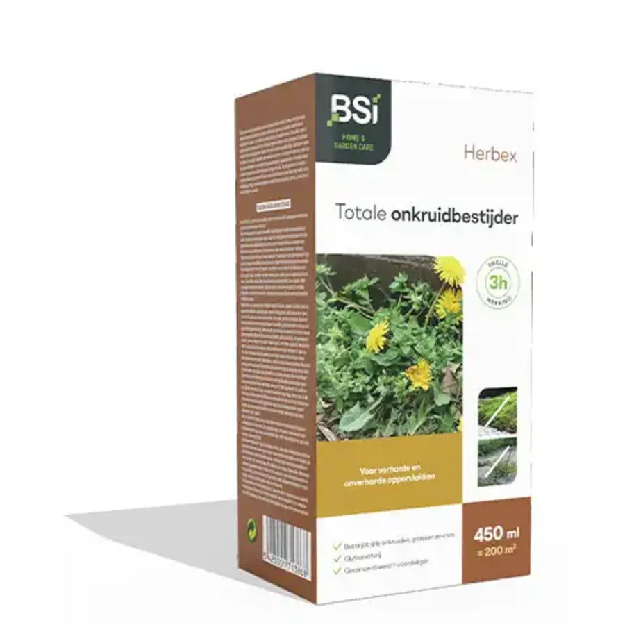 Herbex Onkruidbestrijder 450 ml concentraat tegen onkruid, gras en mos