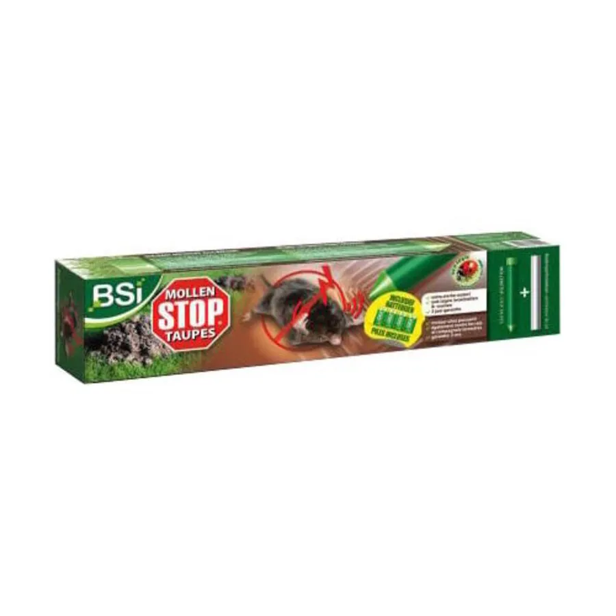 Mollen-Stop mollenverjager op batterijen | 500 tot 1200 m²